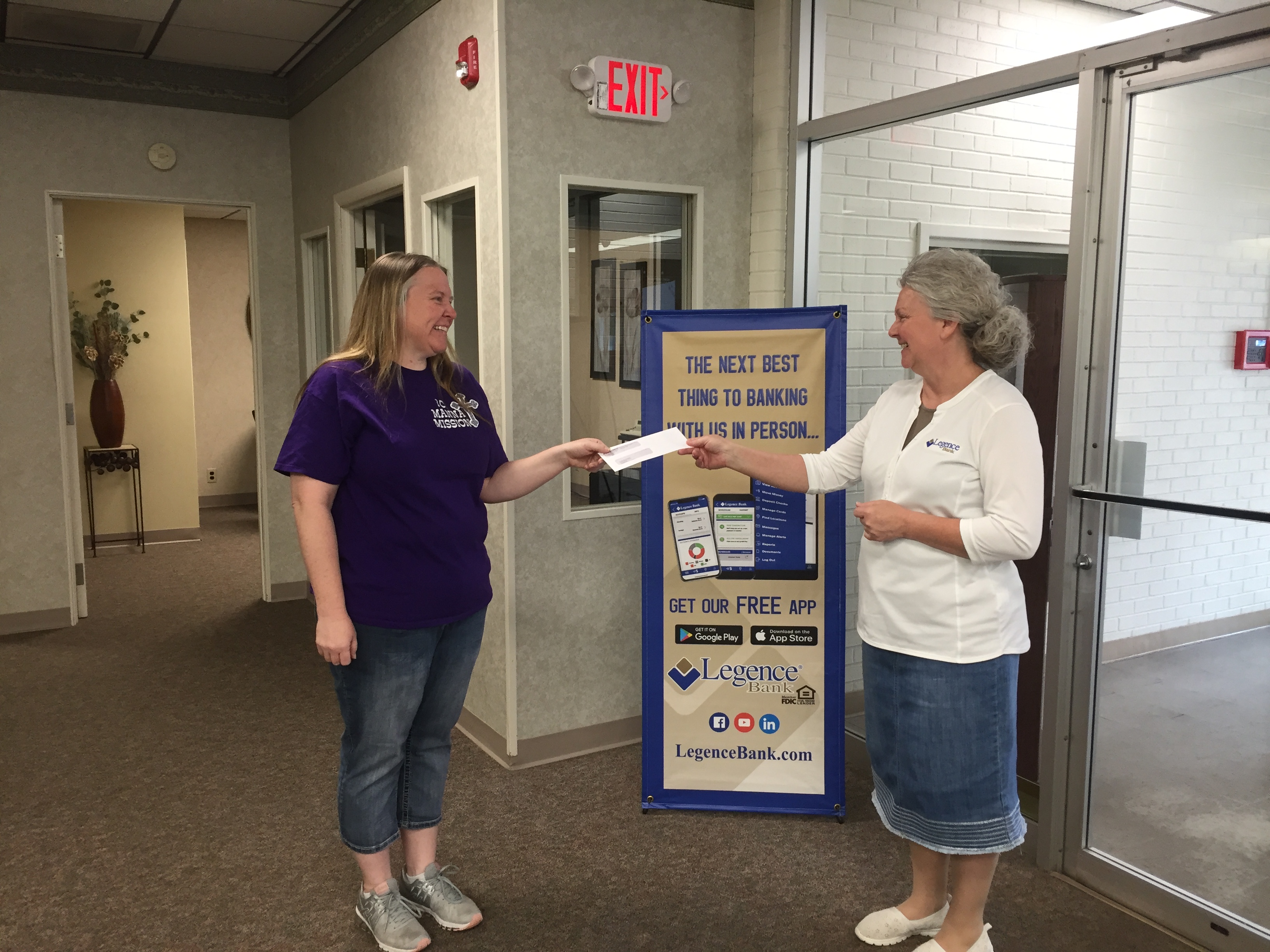 Johnston City Manna Mission Donation